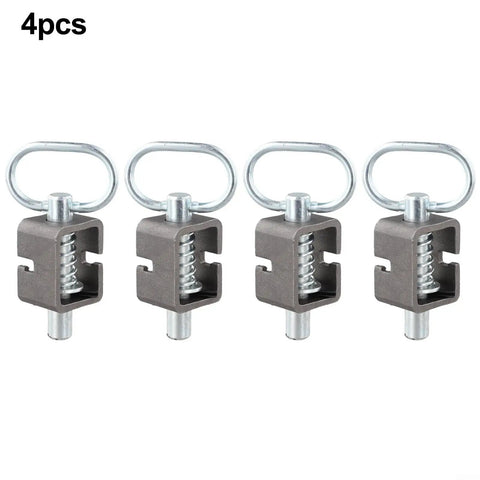 Badass Heavy Duty Trailer Gate Spring Latch Assembly Weld On Five Eighth Inch Steel Tube Build For Toughest Haul Jobs Secure Cargo Locking Clasp nails it with 4 pack of latch units.