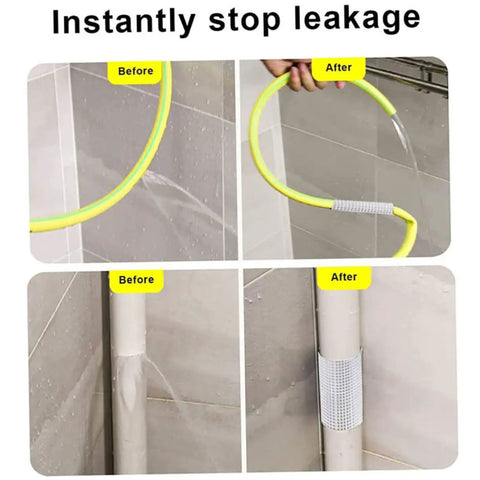Heavy Duty Butyl Aluminum Foil Tape Sealant 2 Rolls That Work Like A Champ For Emergency Roof Leak Repair And Window Crack Fix Outdoor Pipe Leak Stop Tape Waterproof Sealing Tape For Glass Metal Wood Plastic Tiles And More applied to leaky hose and pipe