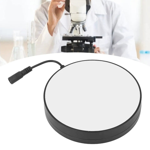 Pro-Grade Microscope LED Ring Light With 0-100% Dimming And Adapter For High CRI Natural Illumination in lab setting