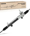 Hydraulic Power Steering Rack And Pinion For Dodge Dakota 2005 To 2010 And Mitsubishi Raider 2006 To 2009 With Inner Tie Rods And Dust Boots Left Hand Drive Ready To Roll Plug And Play Easy Install