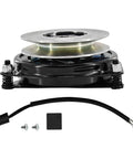 Top Shelf Electric PTO Clutch And 7 Pin 20A Switch Ace Replacement For Cub Cadet Tank M48 M54 M60 M72 Recon 48 60 And Kubota TG18 assembled clutch with wiring components.