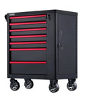 Heavy Duty Rolling Tool Box With Seven Lockable Drawers, Steel Tool Chest Cart And Side Cabinet, Durable Mobile Organizer