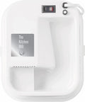 Top view of electric grain mill for home use high speed wheat corn grain grinder flour mill with see through milling pan