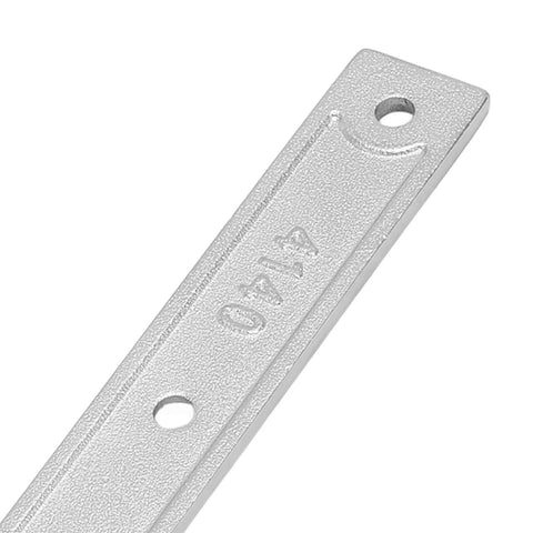 Close-up of 4140 Steel Automotive Pry Tool for Trim Panels and Fasteners, Chrome Molybdenum, showing tool's engraved 4140 marking.