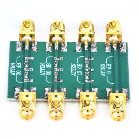 RF Attenuator With SMA Double Female Connector 50 Ohm For Precise Signal Attenuation, DC Coupled, Stable Load Matching, Carbon Film