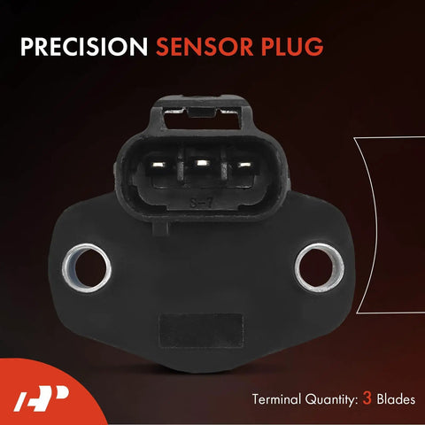 Throttle Position Sensor TPS For Dodge And Jeep Easy Install That Restores Idle And Snappy Throttle Response For Dakota Cherokee Grand Cherokee Wrangler And Viper With 2.5L 4.0L And 8.0L V10 Engines, 3-blade connector