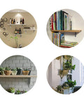 Heavy Duty Stainless Steel Floating Shelf Brackets Two Pack Straight Up Rock Solid Triangle Wall Mounts Built Tough used for books and plants