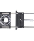 Precision Router Fluting Jig With Micro Adjustment Shim And 0 To 18 Mm Range Tough Aluminum Alloy Build for precise joint alignment.