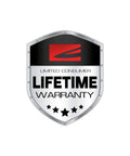 Shield-shaped badge with "Lifetime Warranty" text, suitable for Lethal 405 FPS Crossbow With Beast Mode Pro Package advertisement.