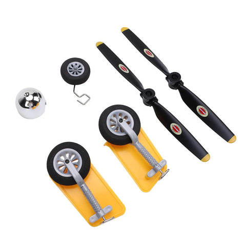 RC Airplane Propeller Kit And Spare Parts Set With Landing Gear Wheels And Fairing For Easy Installation XK A300