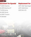 Oem Grade Cooling System Cap For 2016 2021 Hyundai Kia Elantra Tucson Kona Ioniq Veloster 25330D3000 installed in engine bay.