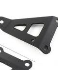 Premium Muffler Bracket Kit With Sturdy Exhaust Hanger Set For Kawasaki Ninja 300 And Ninja250 Models From 2013 To 2014 Direct Bolt On Installation Using Factory Hardware Durable Build Top Pick black metal bracket set