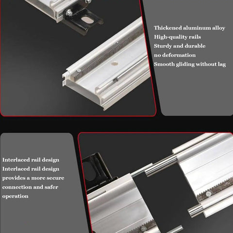 Heavy Duty Job Site Ready Automatic Wall Cut Off Saw With Plug And Play Remote Track For Dead Solid Concrete Brick Tile Grooving 150W Orbital Rotary Chaser, interlaced aluminum rail design.