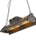 Heavy Industrial Wrought Iron Steampunk Ceiling Light Chandelier For Kitchen Island Dining Room Bar Counter And Pool Table