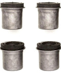 Front Steering Tie Rod End Assembly With Grease Seals Boots And Cotter Pins Straight Shooter Fit metal bushings set.