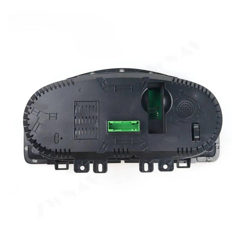 VW Scirocco 2014 12.3 Inch LCD Dashboard Instrument Panel Digital Cluster Upgrade Kit With Smart Gauges Module And Built In Circuit Board For Plug And Play Fit Rock Solid Idle And Smooth Acceleration rear housing with green connector