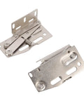 Two Sets Steel Cabinet Door Hinges With Cupboard Hinges 45 Degree Down Flip Scissor Spring Design Beefed Up Rust Resistant