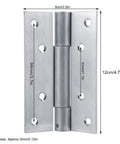 2 Pack Self Closing Door Hinges With Hydraulic Buffer For Quiet Smooth Auto Close, Spring Hinge Designed For Wood Doors