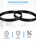 Beefed Up Vacuum Cleaner Belts 2 Pack Replacement Belts Compatible With Style 7 9 10 12 14 And Cleanview Swivel Rewind Pet Models