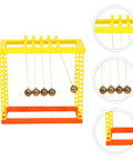 Newton Cradle Balance Ball Science DIY Assembly Educational Physics Experiment Desk Decor For Home Office Study Nerdy Desk Toy