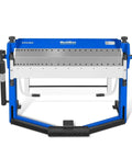 50 Inch Foot Clamp Pan And Box Brake For Sheet Metal Folding, Heavy Duty Industrial Metal Bender, front view