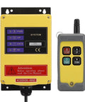 Upgrade Your System With This F21-2S 2-Button Elevator Electric Hoist Conveying Controller running smoothly on DC 24V with control buttons.