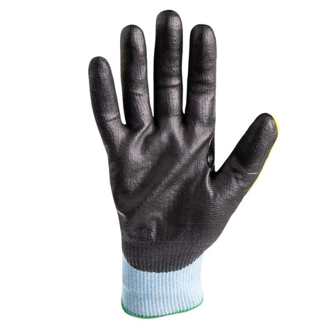 Cut-Resistant Work Gloves With Polyurethane Palm For Maximum Impact Protection Helix Core 3012 front view