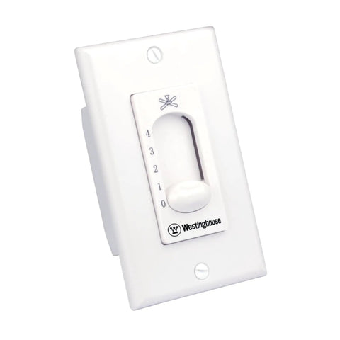 Wall control for 56 Inch Indoor Ceiling Fan With Brushed Nickel Finish And Black Blades For Down Rod Install Boss Quiet Motor