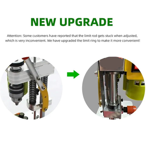 Image showing upgrade for Bench Drill Multifunctional Mini Milling Machine DIY Drilling Chuck for Industrial Use, featuring improved limit ring.