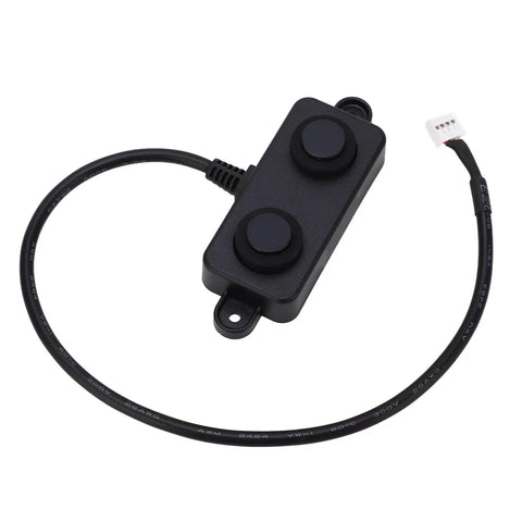 Boss Level Ultrasonic Distance Sensor For Robots, UART Controlled Range Detector, black IP67 waterproof casing with cable