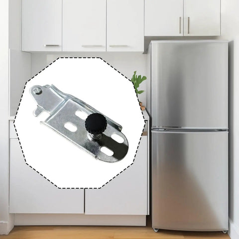 Universal Refrigerator Door Hinge Replacement, Steel Bottom Mounted Hinge For Fridge And Freezer, in kitchen setting