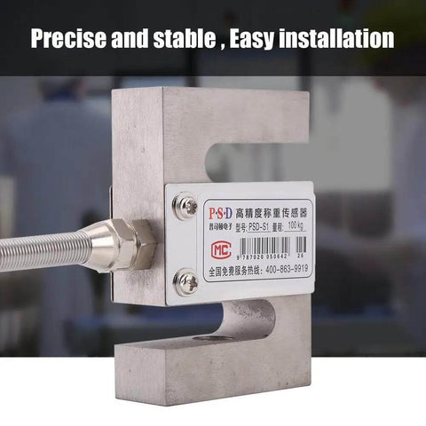 Heavy Duty S Type Beam Load Cell Sensor For Hopper Weighing 50/100/300/2000 Kg High Precision Digital Scale with metal build