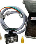 Mini Split Air Conditioner Electrical Installation Kit With Disconnect Power Line Whip Through Wall Sleeve Drain Line Adapter And 120 240 Volt Surge Protector Easy Diy Bundle For Ductless Heat Pumps components displayed.