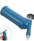 Mini Manual Grease Gun 80cc With Lock On Coupler And Precision Nozzle For Excavators And Cars Leak Proof Oiler In Sky Blue