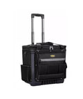 Rolling Toolbox Chest With Heavy Duty Metal Latch, Portable Tool Organizer Box On Casters, Large Capacity Home And Jobsite Storage