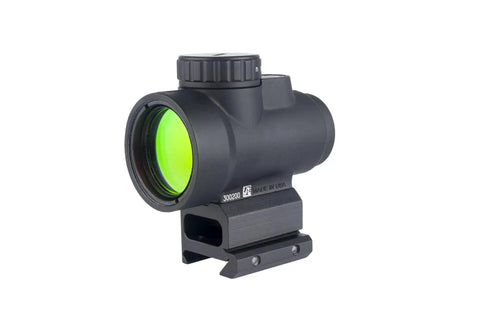 MRO SD 1x25 Green Dot Sight With Adjustable LED And 2.0 MOA Dot Full Co Witness Mount Fast Target Acquisition Clear Optics Magnifier Compatible