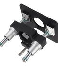 Premium Aluminum Router Lift System Delivering Butter Smooth Height Tweaks For Flawless Tenoning And Grooving Builds Solid Black Finish, top view.