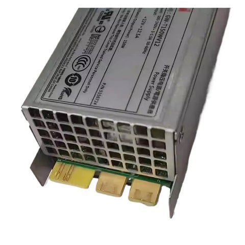 Heavy Hitter Industrial Power Supply 150W Switching Power Module Knockout Voltage Regulator angled view with metal casing.