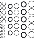 Secure Rock Solid Impact Sockets Fast With Tough Steel Retainer Rings For 38, 12 And 34 Inch Air Wrenches Plus O-Rings To Keep Your Garage Tools Locked In Without Any Slipping Or Losing Parts During Heavy Duty Jobs Today black metal socket retainer rings