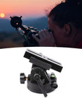 Aluminum Alloy Telescope Mount Latitude Adjustment Base Equatorial Wedge For Telescopes With Portable Tracking Setup for Stargazing