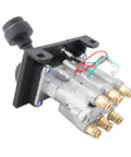 Power Take Off Hoist Air Shift Control Valve AV295 Dual Valve PTO Switch with brass fittings for dump truck hydraulic system