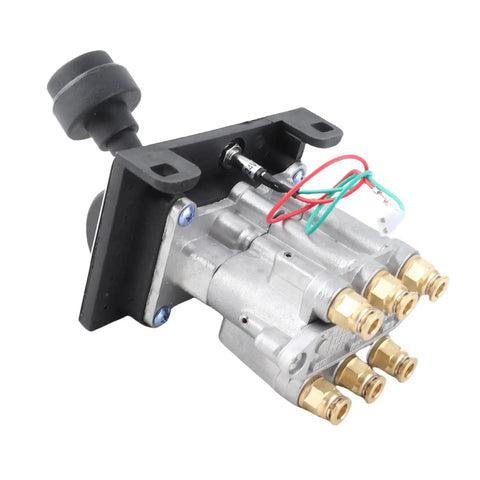 Power Take Off Hoist Air Shift Control Valve AV295 Dual Valve PTO Switch with brass fittings for dump truck hydraulic system