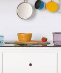 Kitchen with 5cm Walnut Wood Cone Cabinet Knobs Drawer Pull Handles For Wardrobe And Kitchen Cabinets Dope Durable Furniture Hardware Upgrade Your Dresser And Closet With Easy Installation on drawers