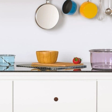 Kitchen with 5cm Walnut Wood Cone Cabinet Knobs Drawer Pull Handles For Wardrobe And Kitchen Cabinets Dope Durable Furniture Hardware Upgrade Your Dresser And Closet With Easy Installation on drawers