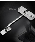 Automatic Door Closer Mounted Spring Closing Device For Home And Office Stainless Steel Non Handed Design Built Tough