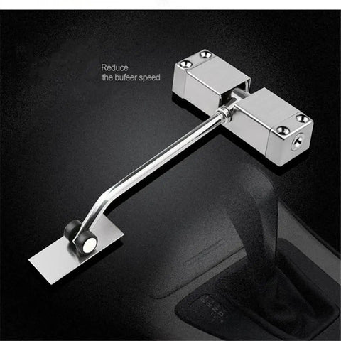Automatic Door Closer Mounted Spring Closing Device For Home And Office Stainless Steel Non Handed Design Built Tough
