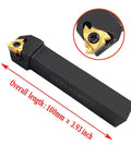 Pro Grade Lathe Tool Holder With Indexable Threading Inserts For Smooth Turning, Five Eighths Inch Shank, SER1616H16, Heavy Duty 40Cr Steel