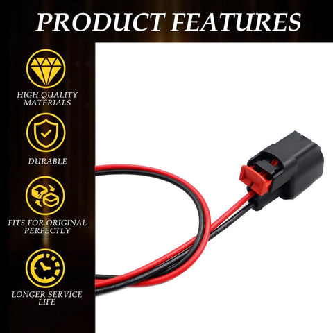Two Pack 2 Pin Side Marker Light Connector Pigtail For 2015 2020 Chevrolet Camaro Harness Wiring Plug 34062-0028