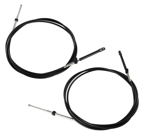 13ft Boat Throttle And Shift Cables Set For Mercury MerCruiser Outboard Remote Control 600A Gen I Replacement CC17913 Dual 13 Foot Cables
