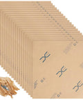60 Sheets Anti Corrosion Paper 12x12 Inch VCI Rust Proof Packaging For Metal Parts Storage Electronics And Musical Equipment, kraft sheets